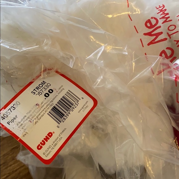 New Gund  White Teddy Bear plush toy Christmas - Picture 3 of 11